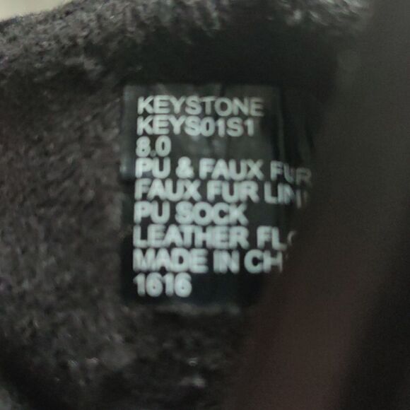 Steve Madden Keystone black faux fur bootie - Picture 8 of 10